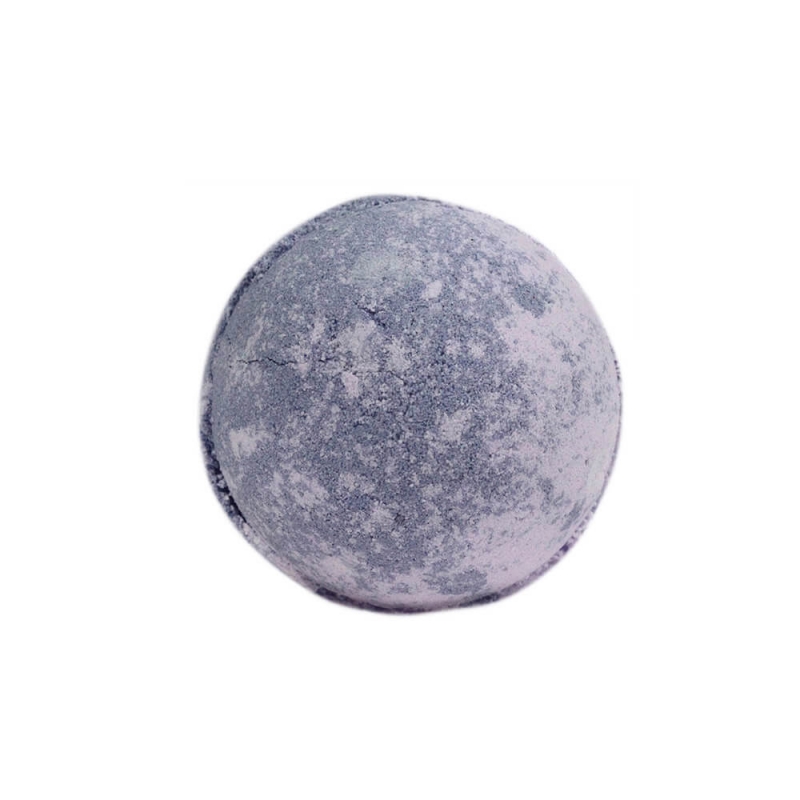 boule de bain violette