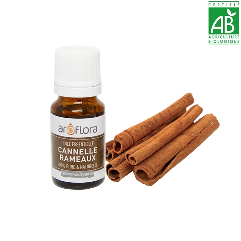 Huile essentielle BIO - Cannelle Rameaux 100 % pure et naturelle